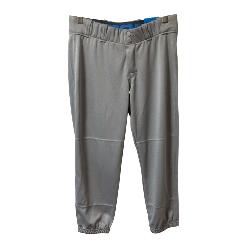 Easton Women’s Pro Elite Softball Pant Grey 28” 30” Knicker Baseball Pant Medium - Picture 3 of 11